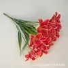 Flor de Lirio de Tallo Único Simulada Venta al por Mayor Flor Decoración del Hogar Lirio Flor Artificial
