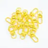 Llavero de aleación pintada de colores caramelo con clip de perro, gancho en forma de U pintado en spray de colores, colgante para bolso, accesorios para joyería DIY