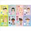 Cm2505001 Niño Niña Niños Anime Dibujos Animados Familia Puzzle Interactivo DIY Pegatina de Cara