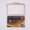 Juego de tarjetas de aleación de aluminio horizontal de tamaño pequeño, tarjeta de trabajo de enfermera, médico, insignia, certificado, etiqueta, clip comercial de metal