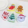 Esponja de Limpeza Fofa para Árvore de Natal, Esponja Doméstica para Lavar Louça em Formato de Árvore de Natal 3D, Essencial para Cozinha