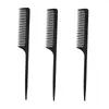 Peine Negro Peine de Peluquería Menos Estática Tony Desenredador de Cabello Peine para Cabeza Peine para Cortar el Cabello Herramientas de Peinado