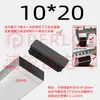 Tubo Rectangular Blanco con Tapón de Acero Inoxidable de Plástico, Base para Pie, Cubierta de Tubo de Acero, Tapón, Tapa Final, Cubierta de Sellado de Asiento, Tubo de Goma