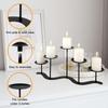 Amazon Candelabro Vintage Transfronterizo de Mesa Adornos de Candelabro Modernos Utilería para Decoración del Hogar Sesión de Bodas Joyería