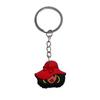 Llavero de chica negra, llavero de PVC especial transfronterizo europeo y americano con dibujos animados, llavero, bolso, accesorios de decoración