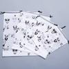Bolsa Transparente Esmerilada con Cordón al Por Mayor de Plástico Grueso en Blanco Ropa Impermeable Ropa Interior Viaje Bolsa de Almacenamiento