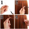 Ferramenta de madeira para miçangas, ferramenta para perucas, ferramenta para extensão de cabelo com cabo de plástico, agulha de crochê do fabricante, ferramenta especial para tecelagem de cabelo, atacado