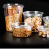 Tazón de puesto Tazón de gelatina de hielo Maceta Cubo para cortar fruta Tazón de ensalada Caja para llevar con tapa Nuevo artículo práctico bueno 2026