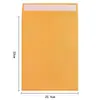 Papel Kraft Amarelo Dourado 80g Não. 5 Não. 7 Envelopes de Vedação Autoadesivos Chineses Papel Manila Saco de Papel Envelope com Fita Dupla Face