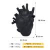 Cross-border Hot Resin Vase Crafts Creative Heart Shape Sculpture Peças Técnicas Home Dried Flower Vase Decorações