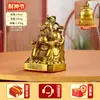 Estátua de Buda Ruyi Deus da Riqueza Ornamento de Estátua de Cobre Wen Cai Shen Atraindo Riqueza e Bênçãos Ornamento Feng Shui Presente de Inauguração