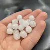 Pedra preciosa de seda dourada Kunlun de Xinjiang natural contas brancas soltas leves contas redondas longas para diy colar pulseira contas semiacabadas