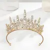 Acessórios de Cabeça Coroa de Cristal de Princesa Infantil Faixa de Cabeça de Aniversário para Meninas Acessórios para Vestido de Performance Passarela Coroa de Alta Qualidade Acessórios de Cabelo