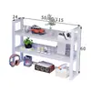Estante de Mesa Pequena Simples Multi-Camadas de Ferro Pequena Prateleira Organização de Mesa de Escritório Rack de Armazenamento Rack de Armazenamento de Mesa