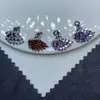 Pingente de Cisne Feito à Mão Diy14K Cristal Wenwan Pulseira Acessórios de Joias Originais Contas Cravejadas de Diamante Alta Retenção de Cor