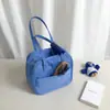 Bolsa pequena de nylon estilo coreano, bolsa Boston bowling moderna e versátil, bolsa de ombro e transversal de alta qualidade para mulheres
