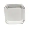 Platos de Papel Desechables Hechos de Pulpa de Caña de Azúcar, Platos de Papel Biodegradables para Barbacoa, Platos para Pastel de Cumpleaños, Platos Gruesos para Cena, Platos de Papel