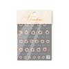 Pegatinas Tomoni para Uñas para Primavera y Verano Tulipán Hueco Margarita Pequeña Flores Florecientes Relieve Estéreo Esmalte Morado Suave