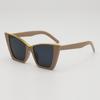Óculos de Sol 2026 Armação Grande Gatinho Emagrecedor Luxuosos Minimalistas High-End Moda Estiloso Street Style