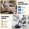Stepper eléctrico casero, equipo de fitness, dispositivo de entrenamiento de rehabilitación, máquina de ejercicio para extremidades inferiores para personas mayores, plegable y con control remoto