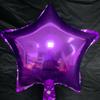 Plato de luz redondo de estrella de cinco puntas de amor de 18 pulgadas, globo de aluminio Tanabata, Día de San Valentín, confesión, decoración de boda