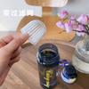 Vaso de agua deportivo de gran capacidad de plástico resistente a caídas resistente a altas temperaturas verano escala con compartimento para té fitness vaso práctico para estudiantes varones