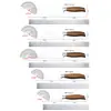 Cuchillo de Cocina Yangjiang al por Mayor Mango Hueco Cuchillo para Rebanar Estilo Chino Cuchillo de Cocina para el Hogar para Mujeres con Mango de Madera de Colores Cuchillo de Doble Propósito para Picar y Rebanar