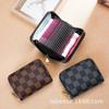 Artículo Popular TransfronterizoPortatarjetas con Cremallera de ModaPortatarjetas de Acordeón UnisexClip para TarjetasBolsa para Guardar Tarjetas de Crédito e Identificación