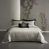 Conjunto de Quatro Peças de Algodão Tencel e Linho, Jacquard Vazado de Liocel, Conjunto de Roupa de Cama de Lençol de Alta Qualidade Luxuosa, Alta Contagem de Fios e Alta Densidade