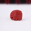Cinnabar de Alto Teor Pingente de Segurança Palavra Fu Contas Acessórios DIY Estilo Étnico Joias Pulseira Colar Chaveiro Atacado