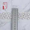 8cm Malla Bordada a Máquina Perlas Strass Cuentas de Arroz Perla Tubular Encaje Accesorios de Ropa DIY Accesorios de Boda