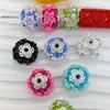 Industria Pesada Color Cerámica Suave Punto Taladro Aleación Estilo Étnico Flor Cuentas DIY Cadena para Teléfono Móvil Bolígrafo con Cuentas Llavero Accesorios