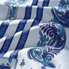 Camisa Masculina Europeia e Americana Transfronteiriça Nova Azul Havaiana Quente Venda 3D Estampa Digital Manga Curta
