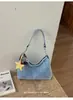 Yuezi 2026 Verano Nueva Moda Estilo Vintage Bolso Tote Mezclilla Bolso de Hombro Estudiante Moderno