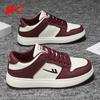 Sapatos Masculinos de Puxar 2025 Outono Novo Estudante Couro Impermeável Esportes Casal Feminino Tênis Aj Preto Panda para Mulheres