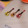 Horquilla de Guitarra Acrílica Y2K Violín Venta Caliente Transfronteriza Accesorios para el Cabello Regalo Lindo Dibujo Animado Instrumento Musical Retro Creativo