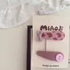 Nuevo Clip para el Cabello de Niña con Lazo de Caramelo Rosa Pasador Clip Lateral Clip para Flequillo