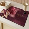 Adecuado para vajilla, mesa de comedor absorbente de secado rápido, tapete antideslizante, aislamiento térmico y a prueba de humedad, tapete para fregadero, elegante y moderno.