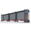 Puerta Deslizante Segmentada Inteligente de Aleación de Aluminio, Portón Eléctrico sin Riel, Puerta Deslizante Escolar, Puerta Segmentada de Fábrica, Automática