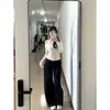 Camiseta Sexy de un Hombro con Mangas Largas para Mujer, Nuevo Estilo de Invierno, Hombro Asimétrico, Sexy Descubierto del Hombro, Top de Alta Gama para Mujer