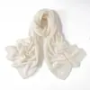 Chal de moda para mujer de color liso, Bufanda cálida de cachemira tejida versátil de otoño e invierno, Bufanda versátil