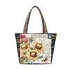 Bolso de Hombro, Bolso de Mano para el Trabajo, Bolso de Lona para Estudiantes, Bolso Estilo Chino, Bolso para Universidad Femenino, Minoría Étnica