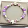 Pulsera Joyería Estilo Nacional, Pulsera Flor de Lirio del Valle Estilo Chino, Cuentas de Buda Tapa de Leche, Pulsera Flor Explosión, Cuentas Redondas de 10 mm, Pulsera de Perlas de Imitación