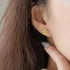 Collar de Margarita que no se Desvanece Cadena para Clavícula para Mujer Cadena Casual de Girasol Cadena para Suéter Diseño de Estilo Frío Día de San Valentín