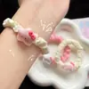 Corda de Cabelo Loopy Ruby Desenho Animado Fofo Anel de Cabelo Castorzinho Coração de Menina Anel de Intestino Pequeno Casal Estudante Corda para Penteado