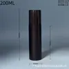 El fabricante suministra botella negra de spray semitransparente, botella de plástico universal para loción de 100-200 ML, hecha de material HDPE