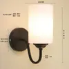 Lâmpada de Parede Plástica para Quarto de Hotel Economizadora de Energia Quarto Simples Criativa Retrô Sala de Estar LED Escada Varanda