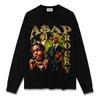 Hip hop rap transfronterizo A USD AP Rocky camiseta de manga corta estampada retro americana vintage Rapper wear marea