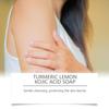 Sabonete Oceaura Cúrcuma Limão Ácido Kojico Limpeza Suave e Hidratação Pele Limpeza Corporal e Refrescante Sabonete de Banho