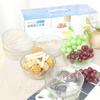 Tigela Cauda de Fênix Conjunto de Tigelas de Vidro de Seis Peças Caixa de Presente Tigela de Salada de Cristal Conjunto de Quatro Peças Atividade Varredura Código de Abertura